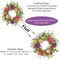 Artificial Spring Summer Wreath Peony Wreaths for Front Door with Olive Leaf,Eucalyptus Leaf,Daisy,Lavender for Indoor Outdoor Wall Festival Home Farmhouse Wedding Decor